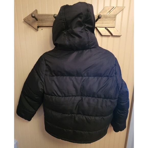 Minus Zero Boys Quilted Blue Black Puffer Jacket Coat Size S(8) - Picture 6 of 12